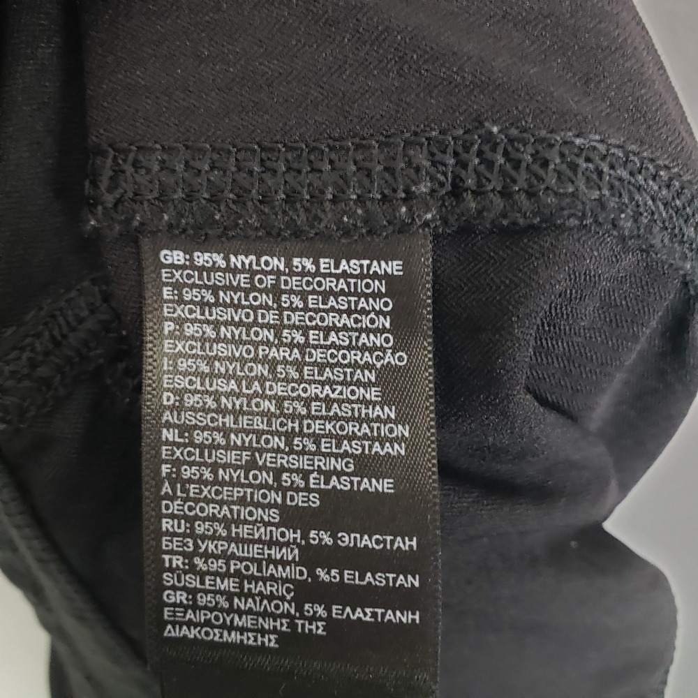The North Face Women's XL Nylon Capri Pants Black Gorpcore Sporty Hiking Granola - Picture 8 of 11